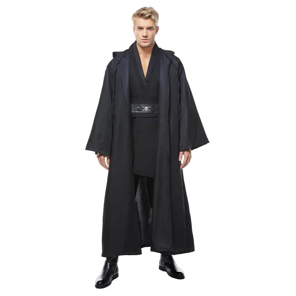 Anakin Skywalker Black Cosplay Costume Outfit – Jedi Halloween Suit