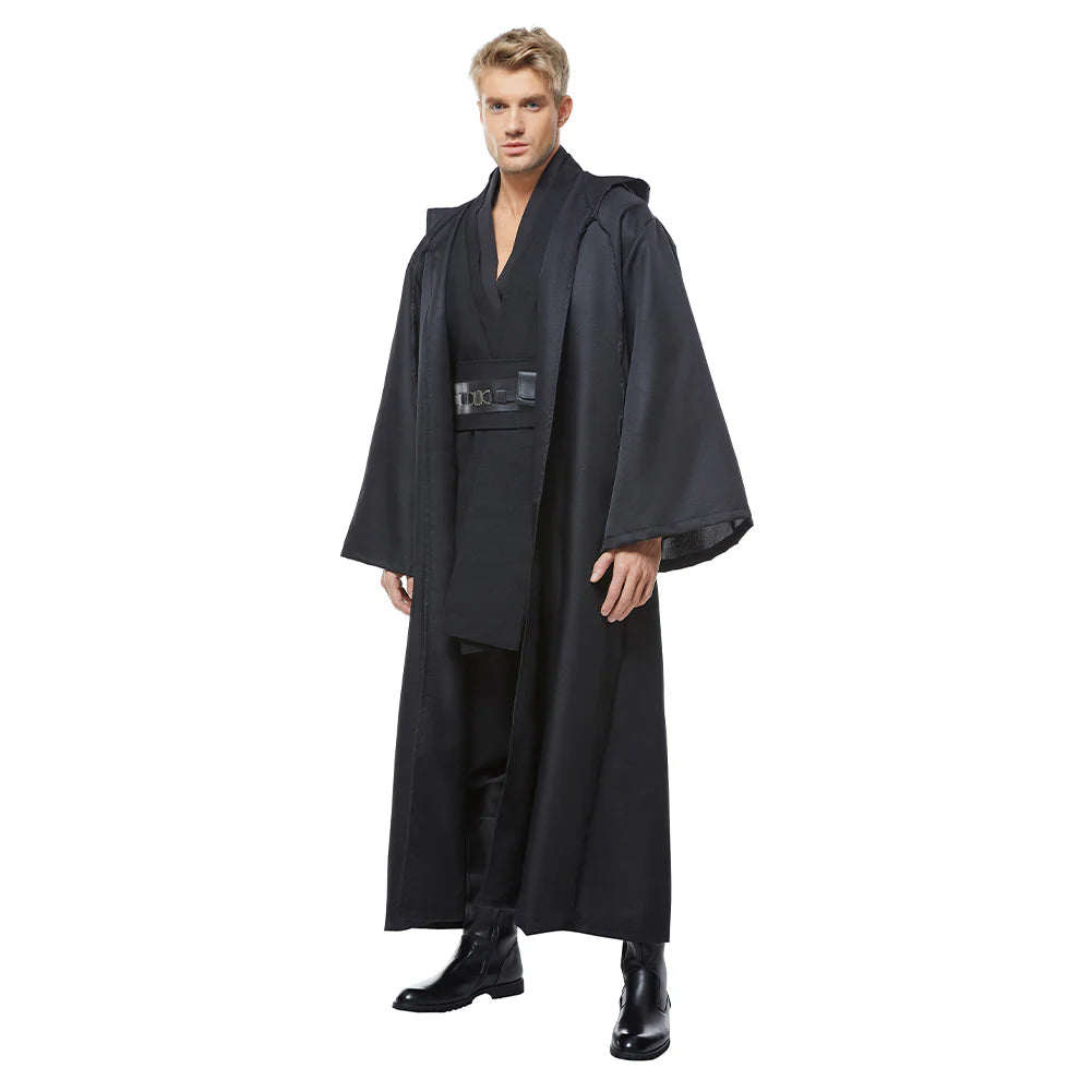 Anakin Skywalker Black Cosplay Costume Outfit – Jedi Halloween Suit