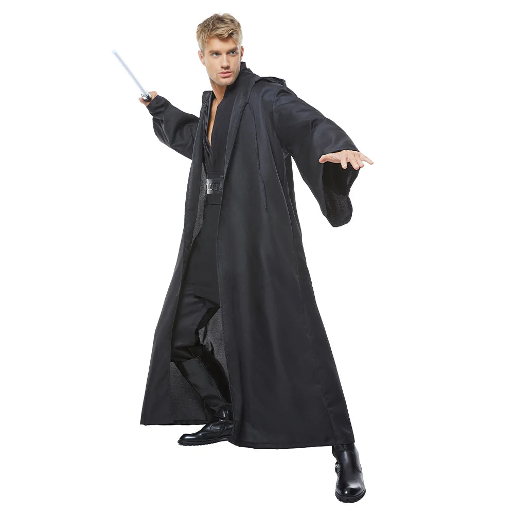 Anakin Skywalker Black Cosplay Costume Outfit – Jedi Halloween Suit