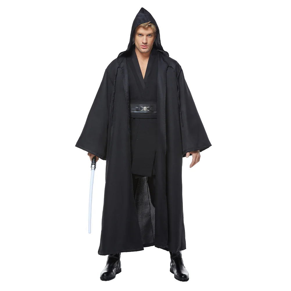 Anakin Skywalker Black Cosplay Costume Outfit – Jedi Halloween Suit