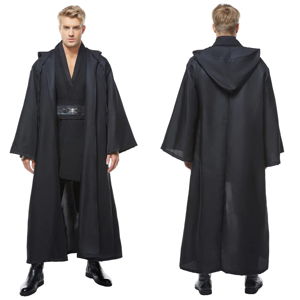 Anakin Skywalker Black Cosplay Costume Outfit – Jedi Halloween Suit