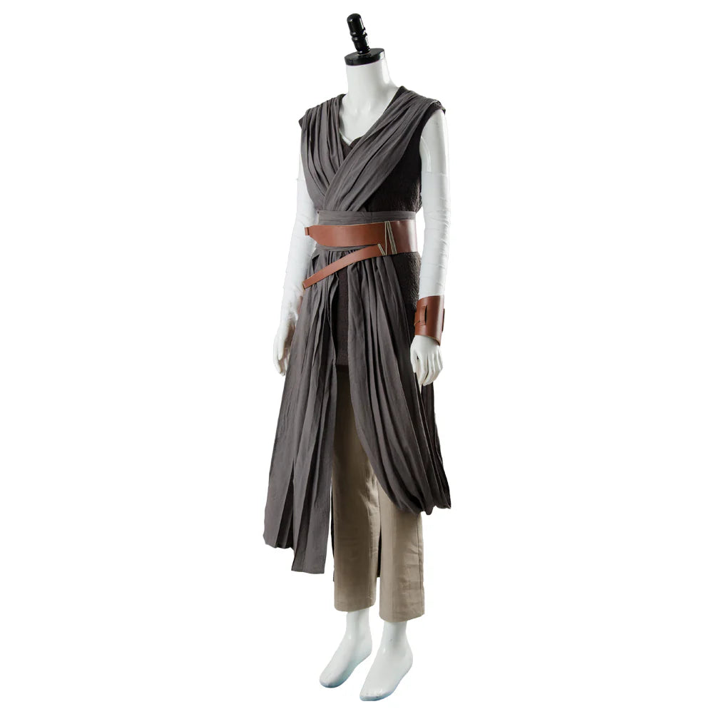 Rey Last Jedi Cosplay Costume Ver.2 – Unisex Halloween Outfit