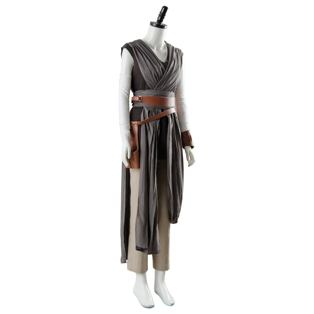 Rey Last Jedi Cosplay Costume Ver.2 – Unisex Halloween Outfit