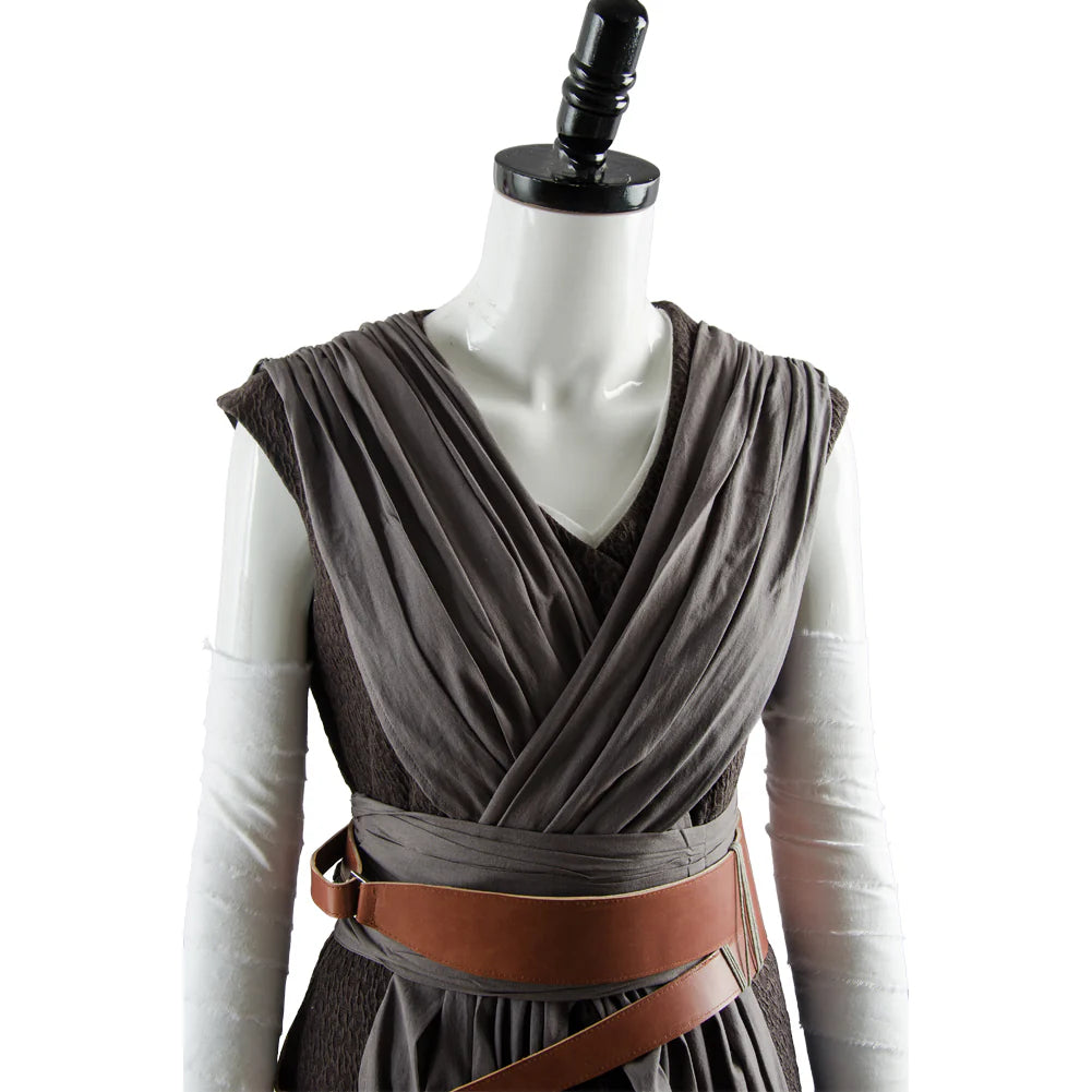 Rey Last Jedi Cosplay Costume Ver.2 – Unisex Halloween Outfit