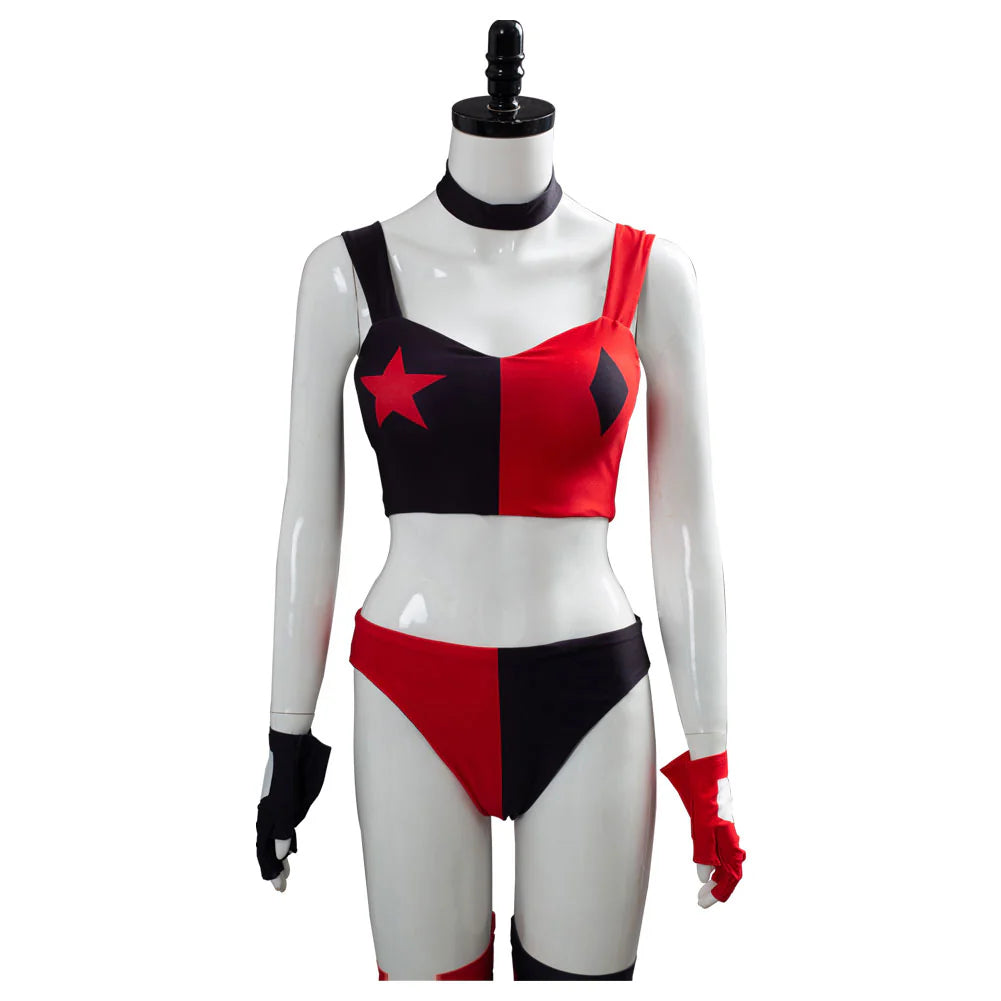 Harley Quinn 2019 Cartoon Cosplay Costume Set