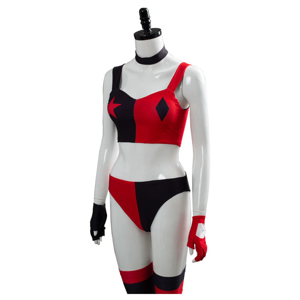 Harley Quinn 2019 Cartoon Cosplay Costume Set