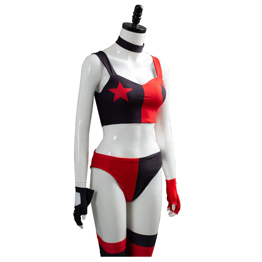 Harley Quinn 2019 Cartoon Cosplay Costume Set