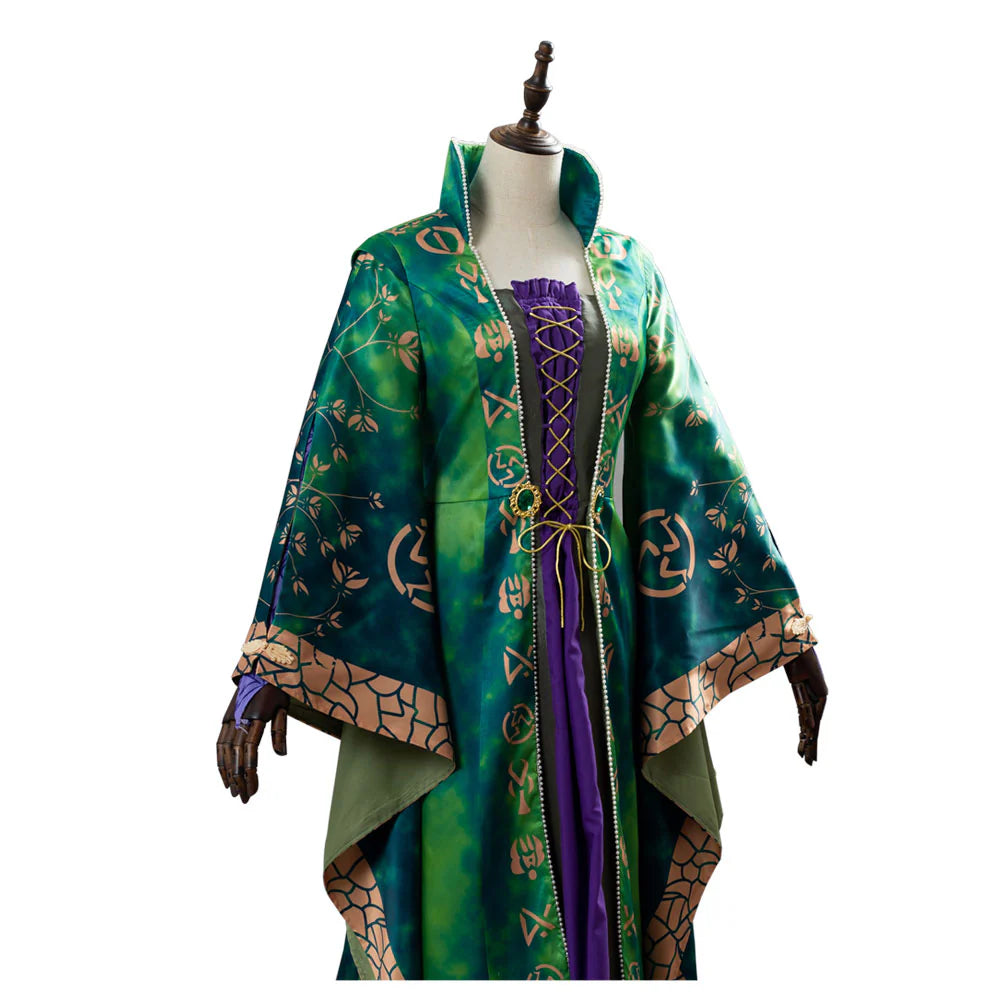 Hocus Pocus Winifred Sanderson Cosplay Dress Costume