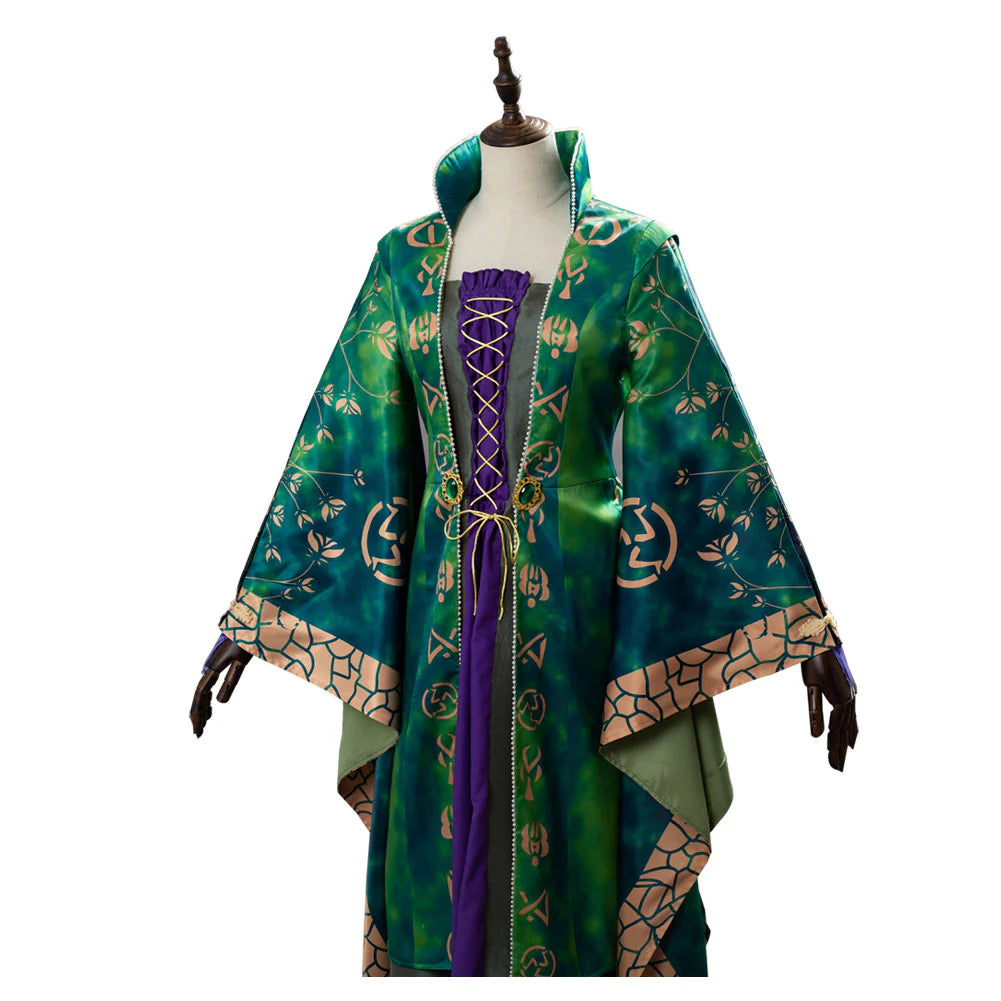 Hocus Pocus Winifred Sanderson Cosplay Dress Costume
