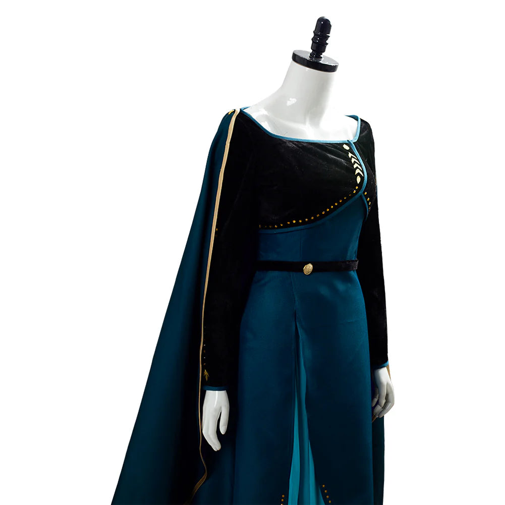 Queen Anna Frozen 2 Coronation Cosplay Gown Costume