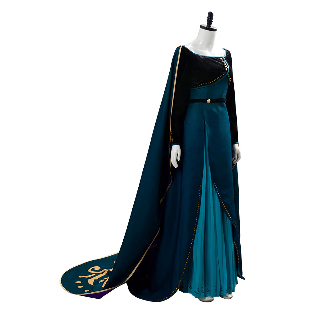 Queen Anna Frozen 2 Coronation Cosplay Gown Costume