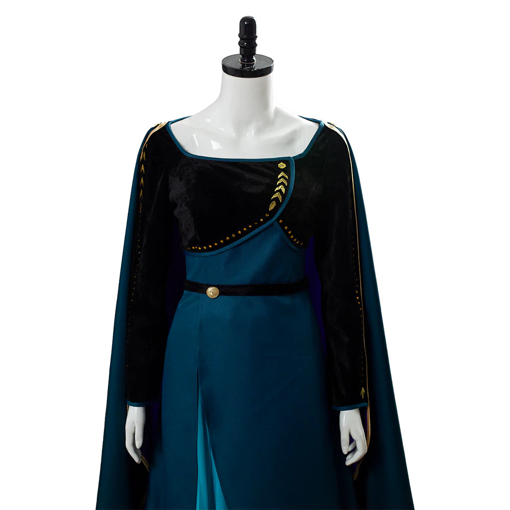 Queen Anna Frozen 2 Coronation Cosplay Gown Costume