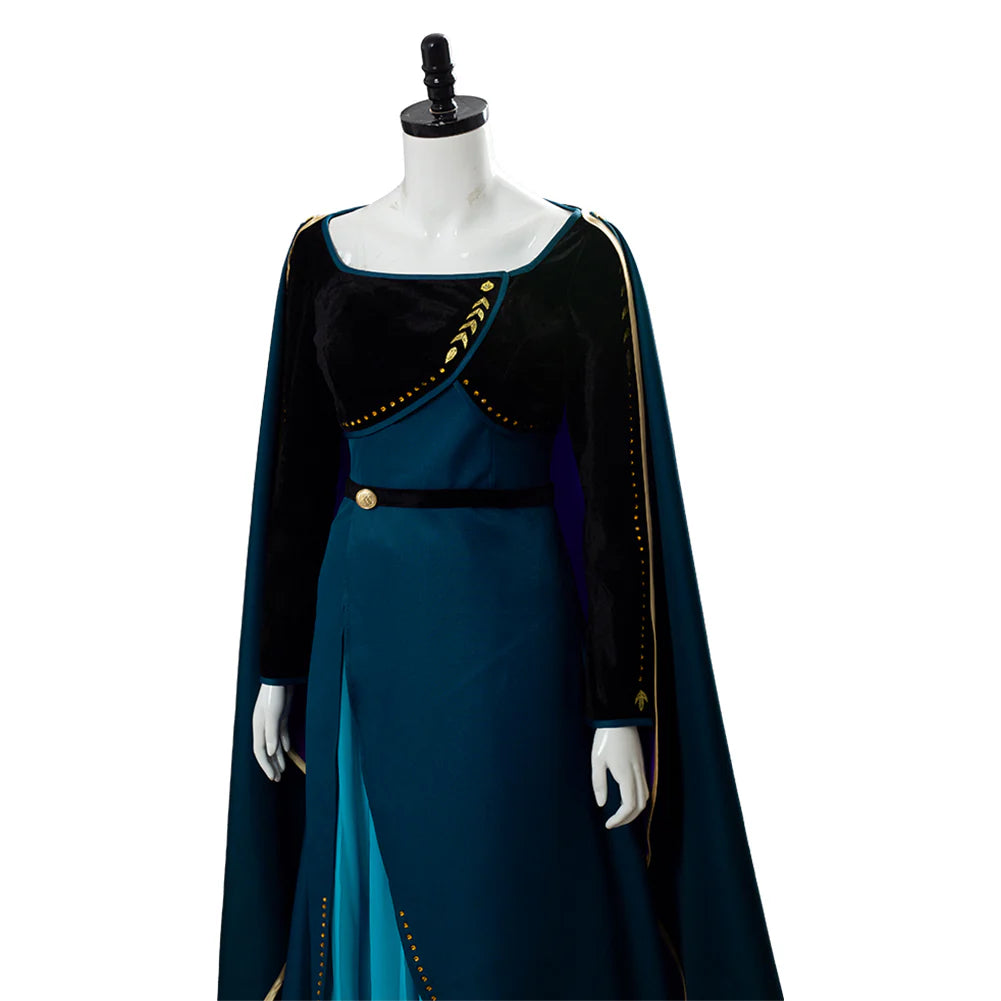 Queen Anna Frozen 2 Coronation Cosplay Gown Costume
