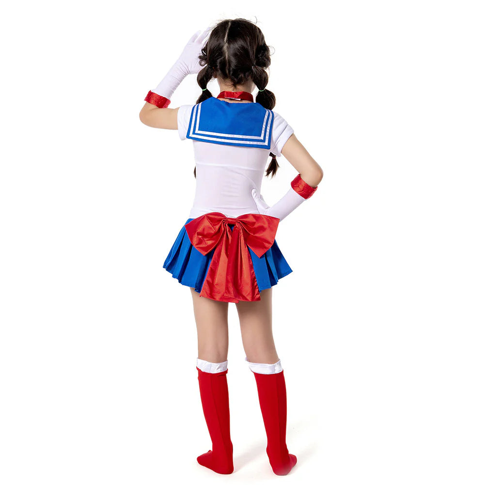 Kids Sailor Moon Cosplay Dress Costume with Accessories