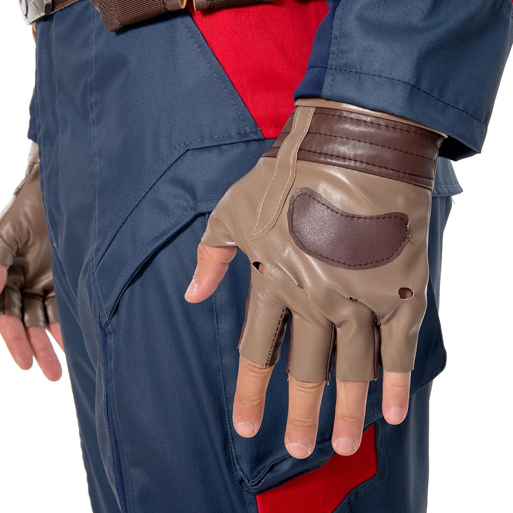 Captain America Endgame Cosplay Costume Suit for Adults