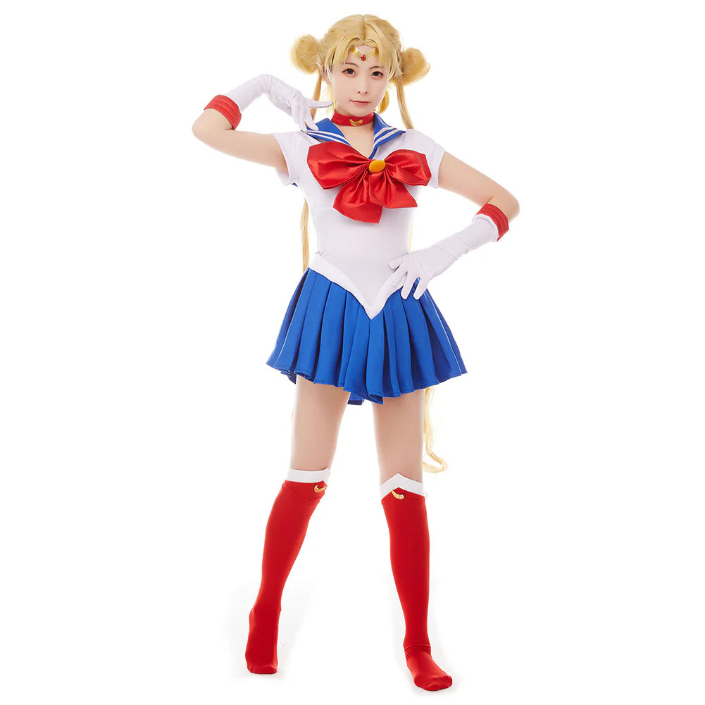 Sailor Moon Tsukino Usagi Cosplay Costume Dress – Women’s Halloween Outfit