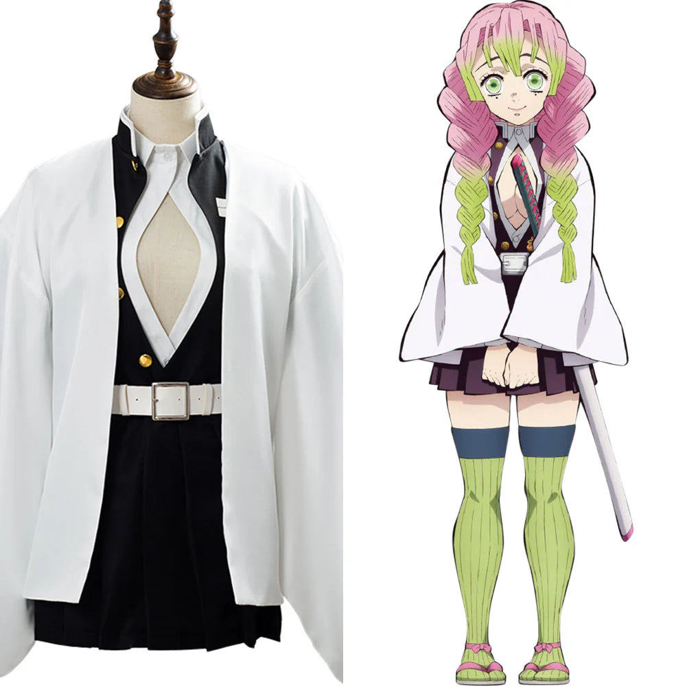 Mitsuri Kanroji Demon Slayer Cosplay Costume Set