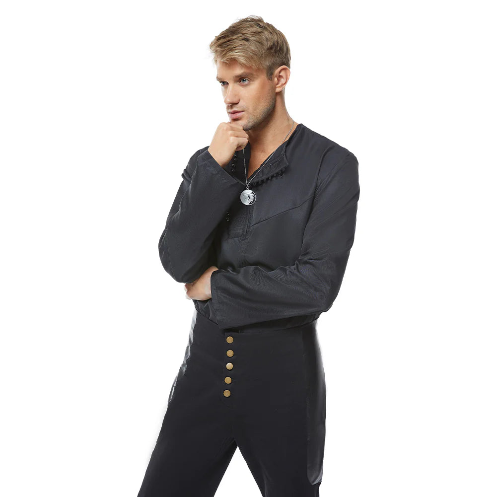 The Witcher Geralt of Rivia Casual Wear Cosplay Costume – Men’s Halloween Outfit