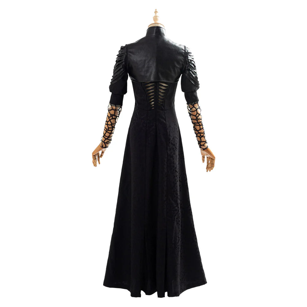 Yennefer The Witcher Cosplay Costume Long Dress Set