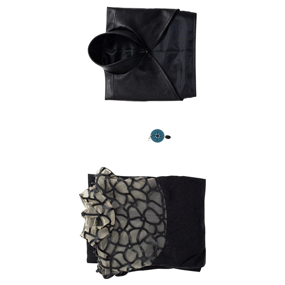 Yennefer The Witcher Cosplay Costume Long Dress Set