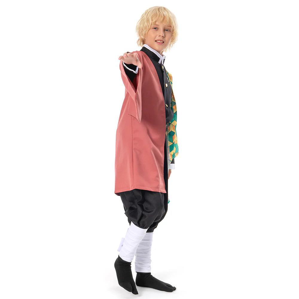 Kids Tomioka Giyuu Demon Slayer Cosplay Costume