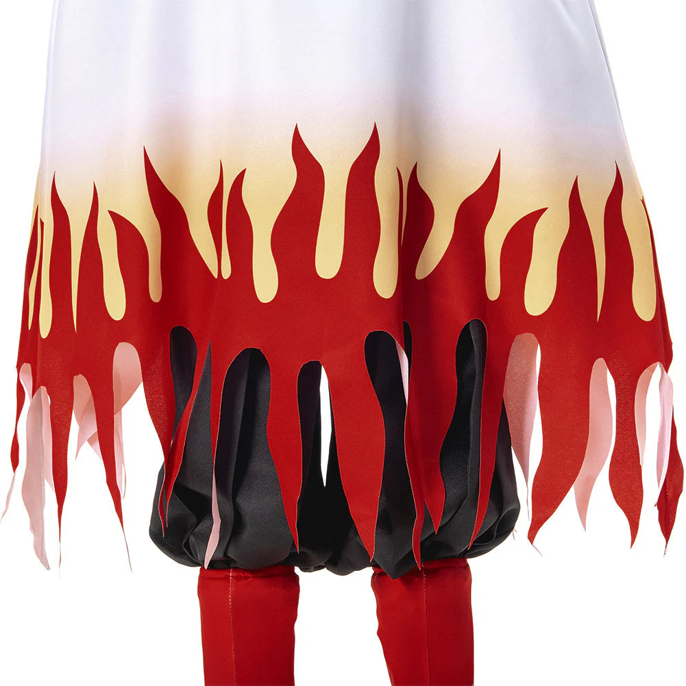 Kids Kyojuro Rengoku Demon Slayer Cosplay Costume Set