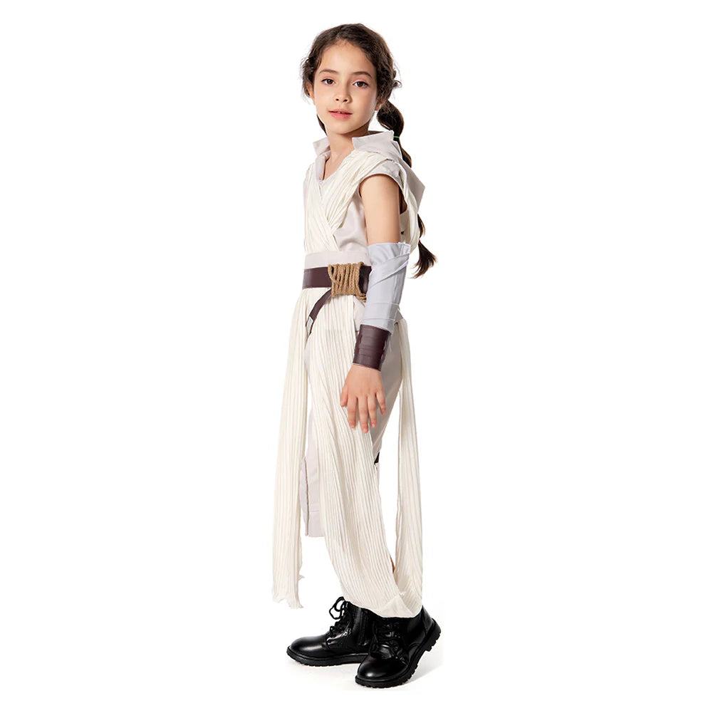 Kids Rey The Rise of Skywalker Cosplay Costume Outfit