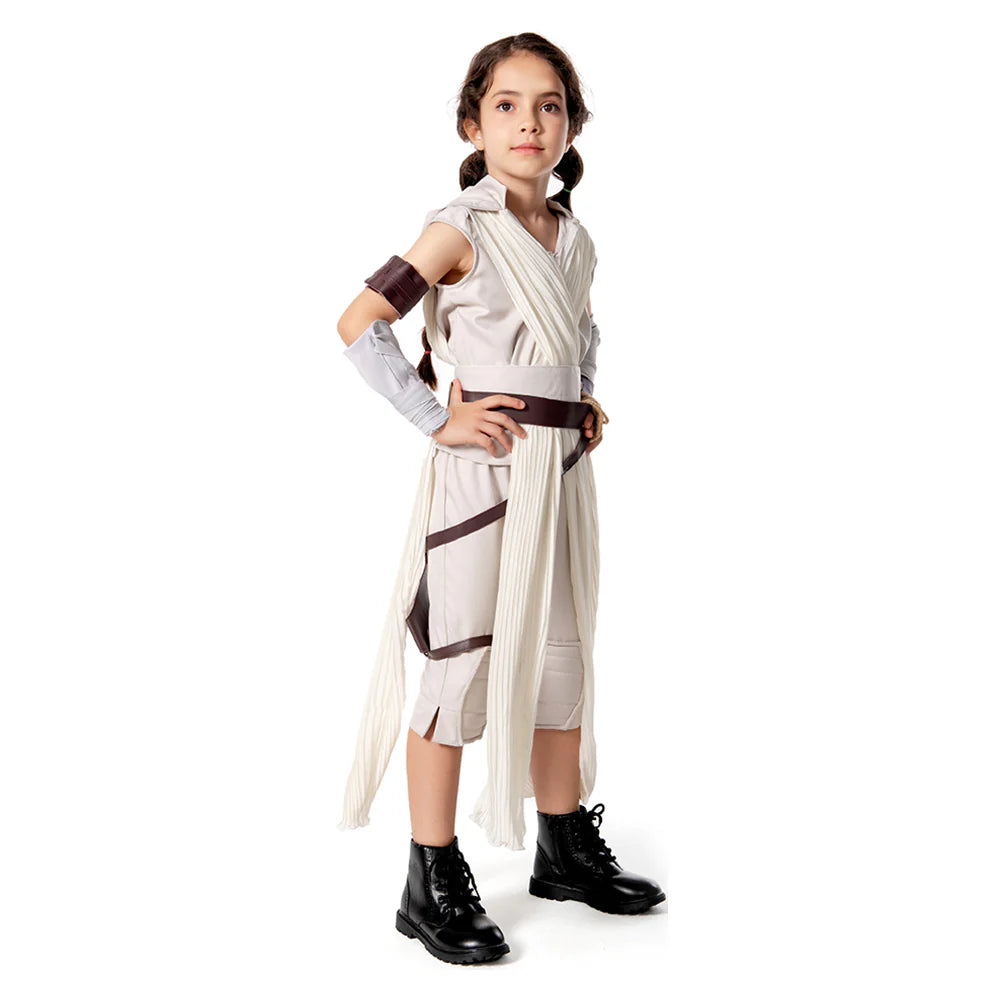 Kids Rey The Rise of Skywalker Cosplay Costume Outfit