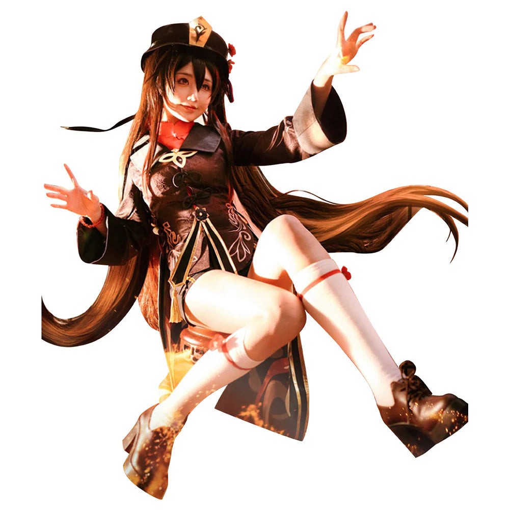 Hu Tao Genshin Impact Cosplay Costume Halloween Outfit