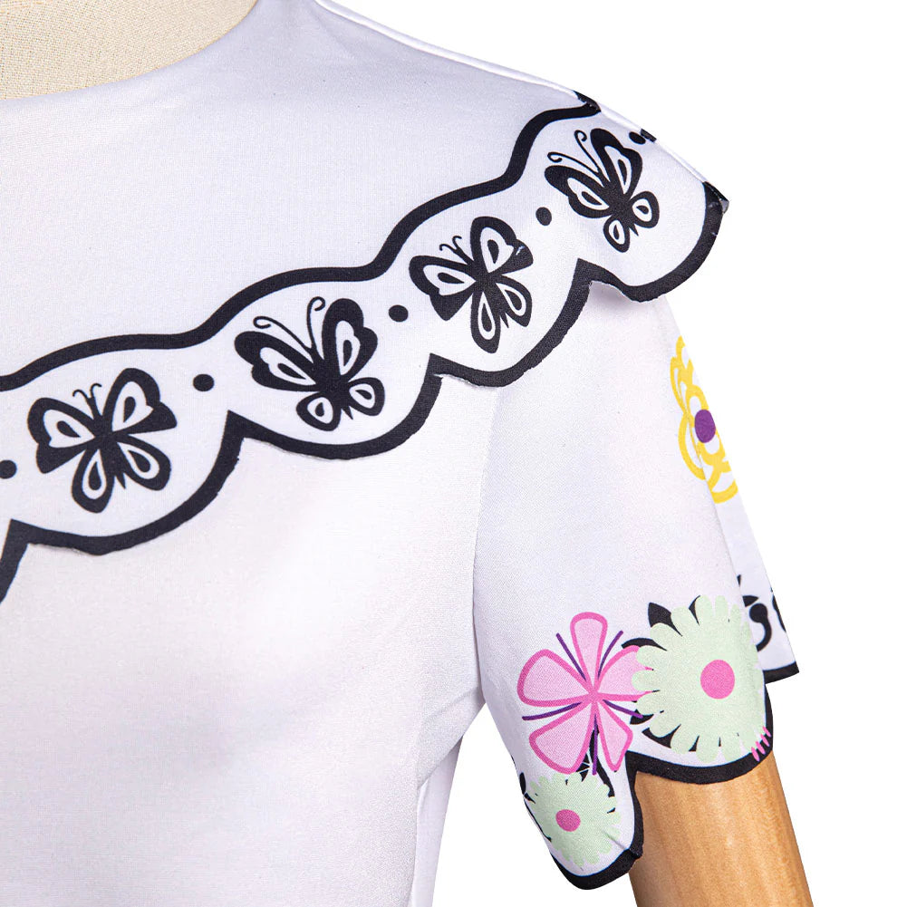Encanto Mirabel Cosplay Dress Outfit for Girls – Halloween Carnival Costume
