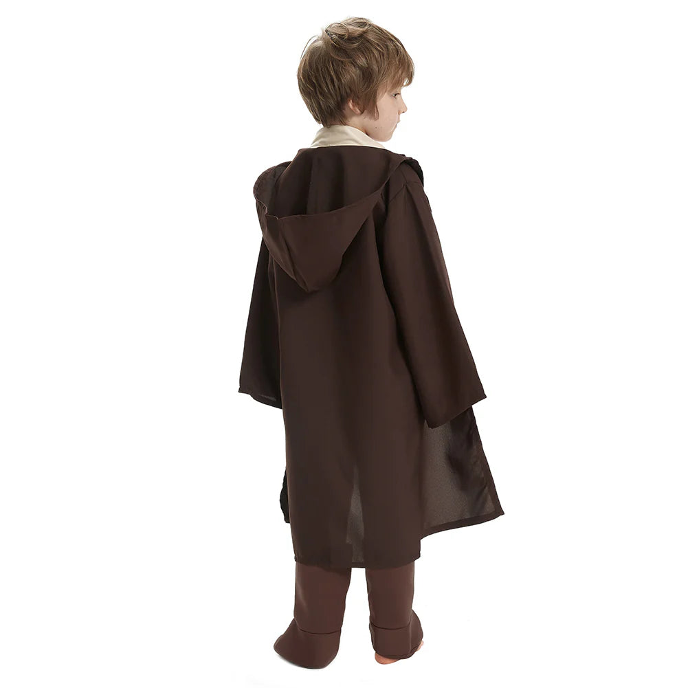 Kids Obi-Wan Kenobi Jedi Cosplay Costume – Star Wars Halloween Outfit