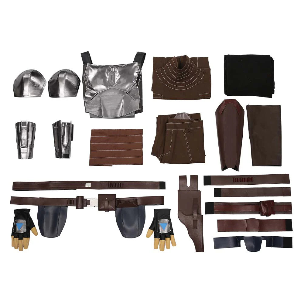 The Mandalorian Season 2 Din Djarin Cosplay Costume Set – Unisex Halloween Outfit