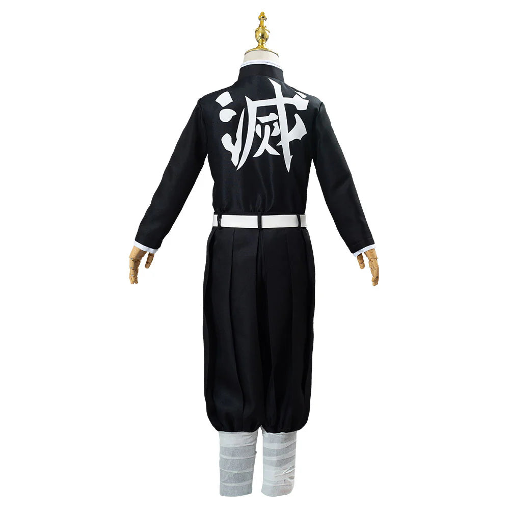 Kids KNY Agatsuma Zenitsu Yellow Cosplay Costume – Demon Slayer Halloween Outfit