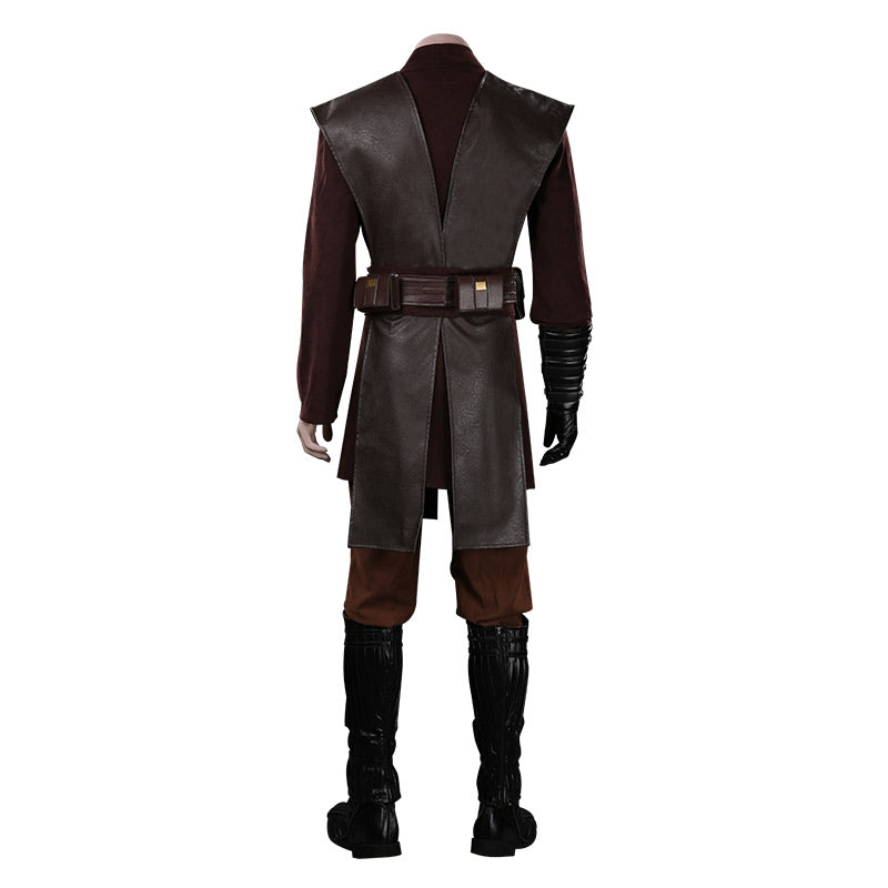 Anakin Skywalker Jedi Costume – Brown Cosplay Outfit for Adults