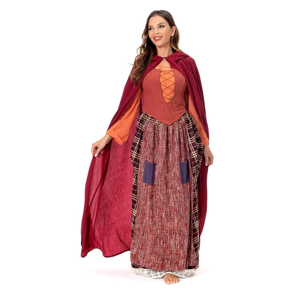 Mary Sanderson Hocus Pocus 2 Cosplay Costume Dress