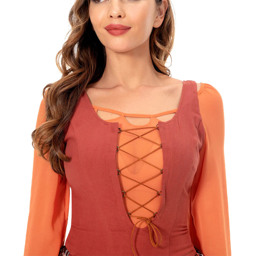 Mary Sanderson Hocus Pocus 2 Cosplay Costume Dress
