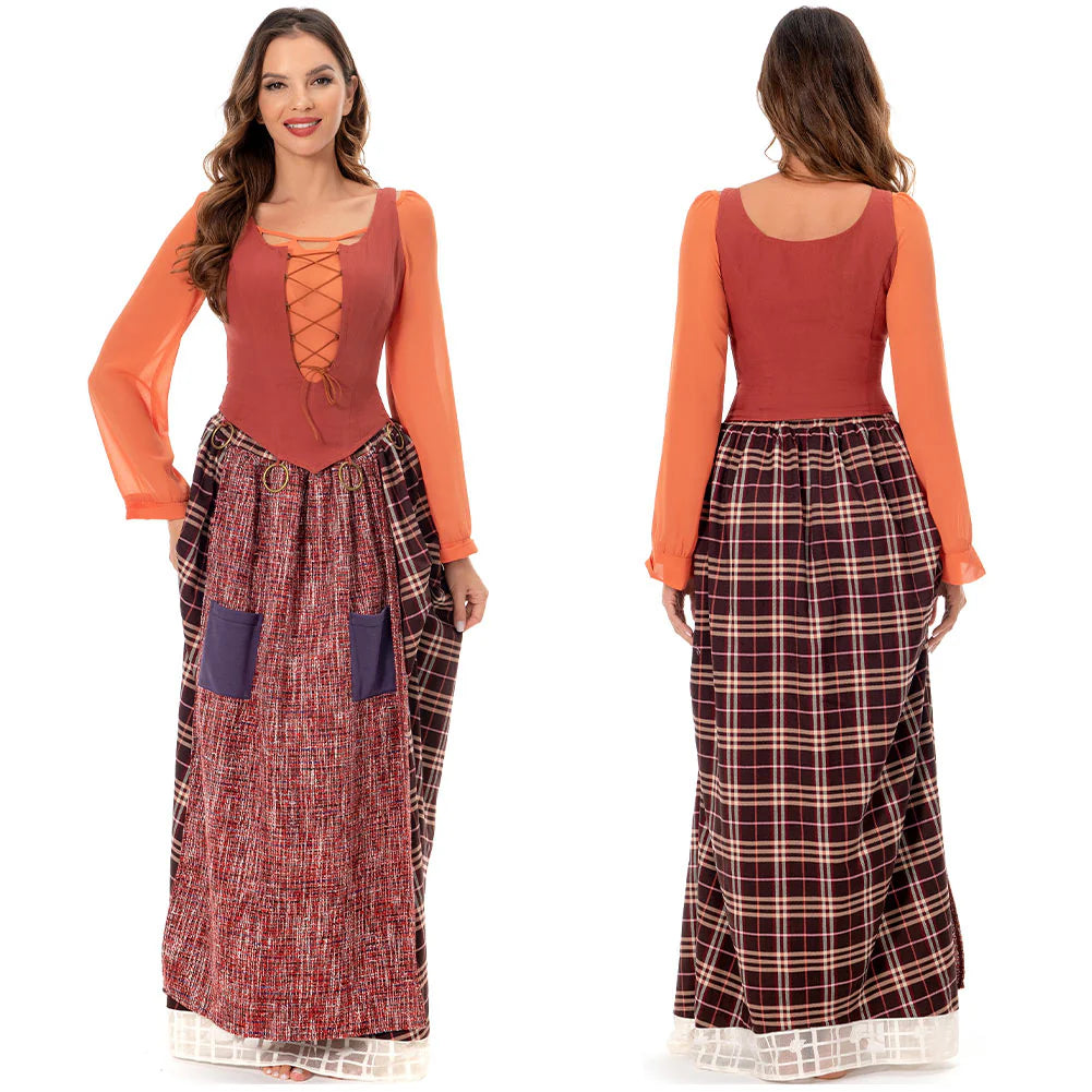 Mary Sanderson Hocus Pocus 2 Cosplay Costume Dress
