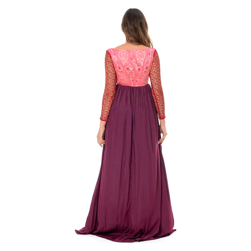 Hocus Pocus 2 Sarah Sanderson Cosplay Costume Dress – Women’s Halloween Outfit