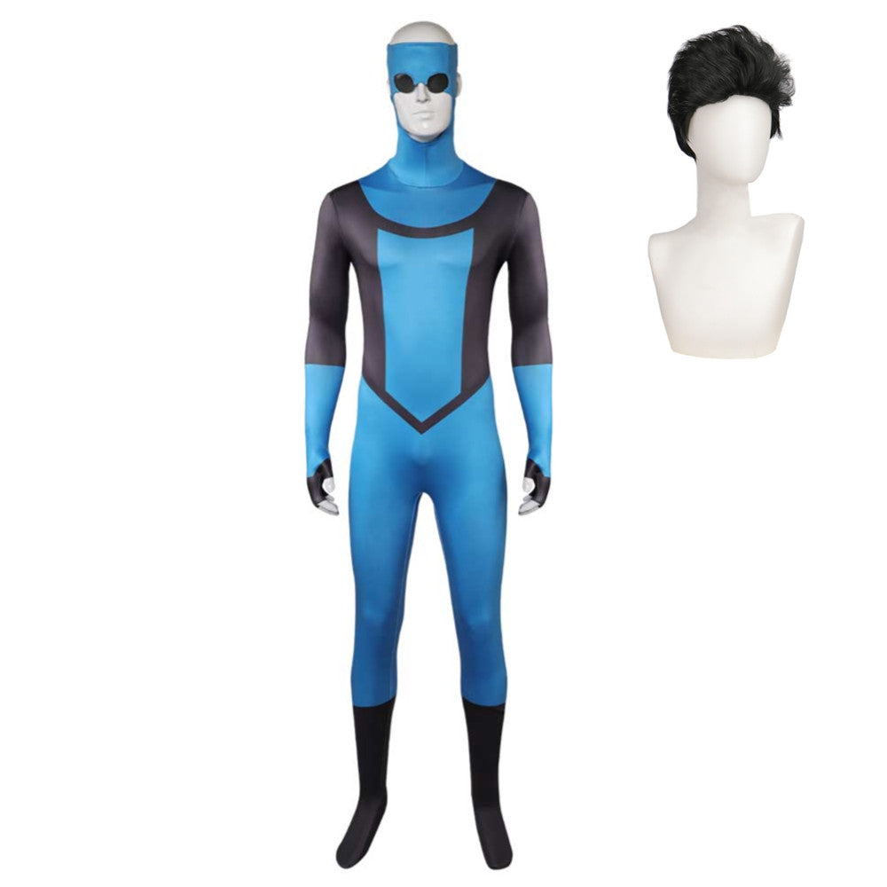 Invincible Mark Grayson Cosplay Costume with Wig – Halloween Outfit