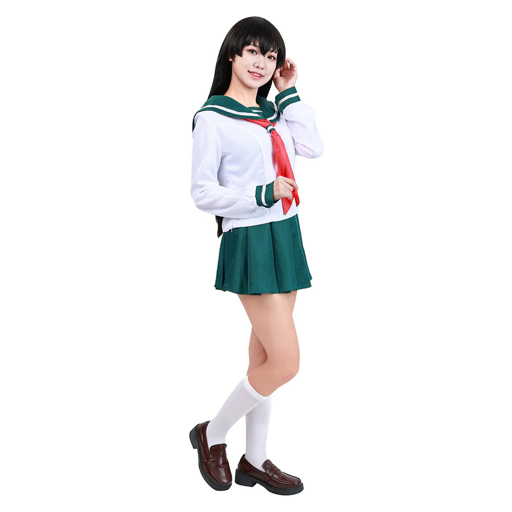Kagome Higurashi Inuyasha Cosplay School Uniform Costume
