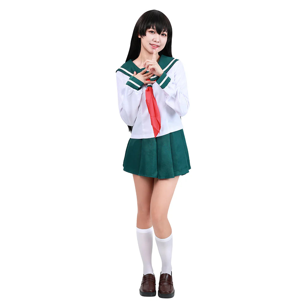 Kagome Higurashi Inuyasha Cosplay School Uniform Costume