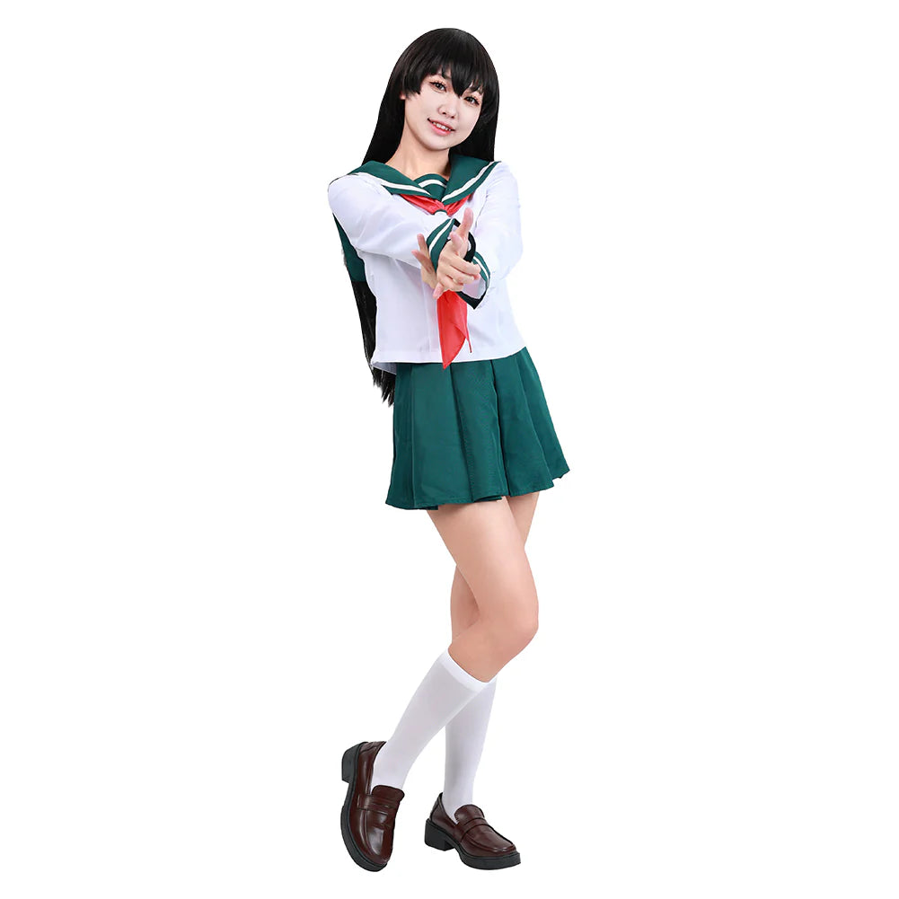 Kagome Higurashi Inuyasha Cosplay School Uniform Costume