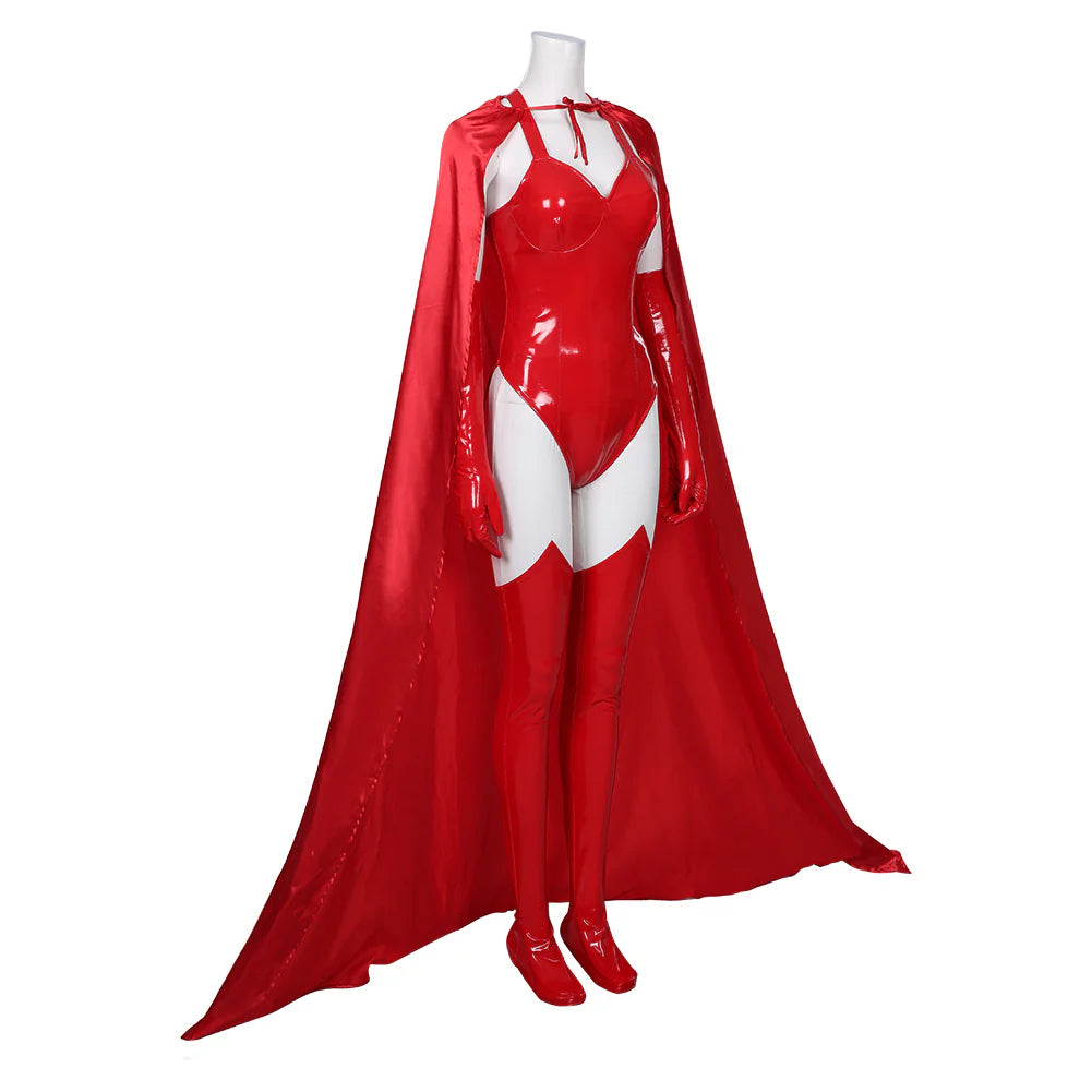 WandaVision Scarlet Witch Cosplay Costume for Women