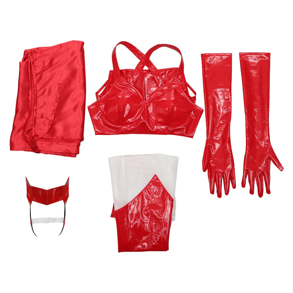 WandaVision Scarlet Witch Cosplay Costume for Women