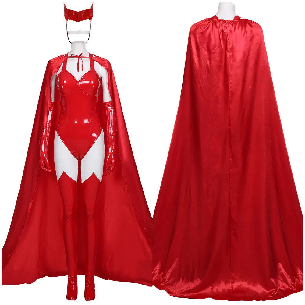 WandaVision Scarlet Witch Cosplay Costume for Women