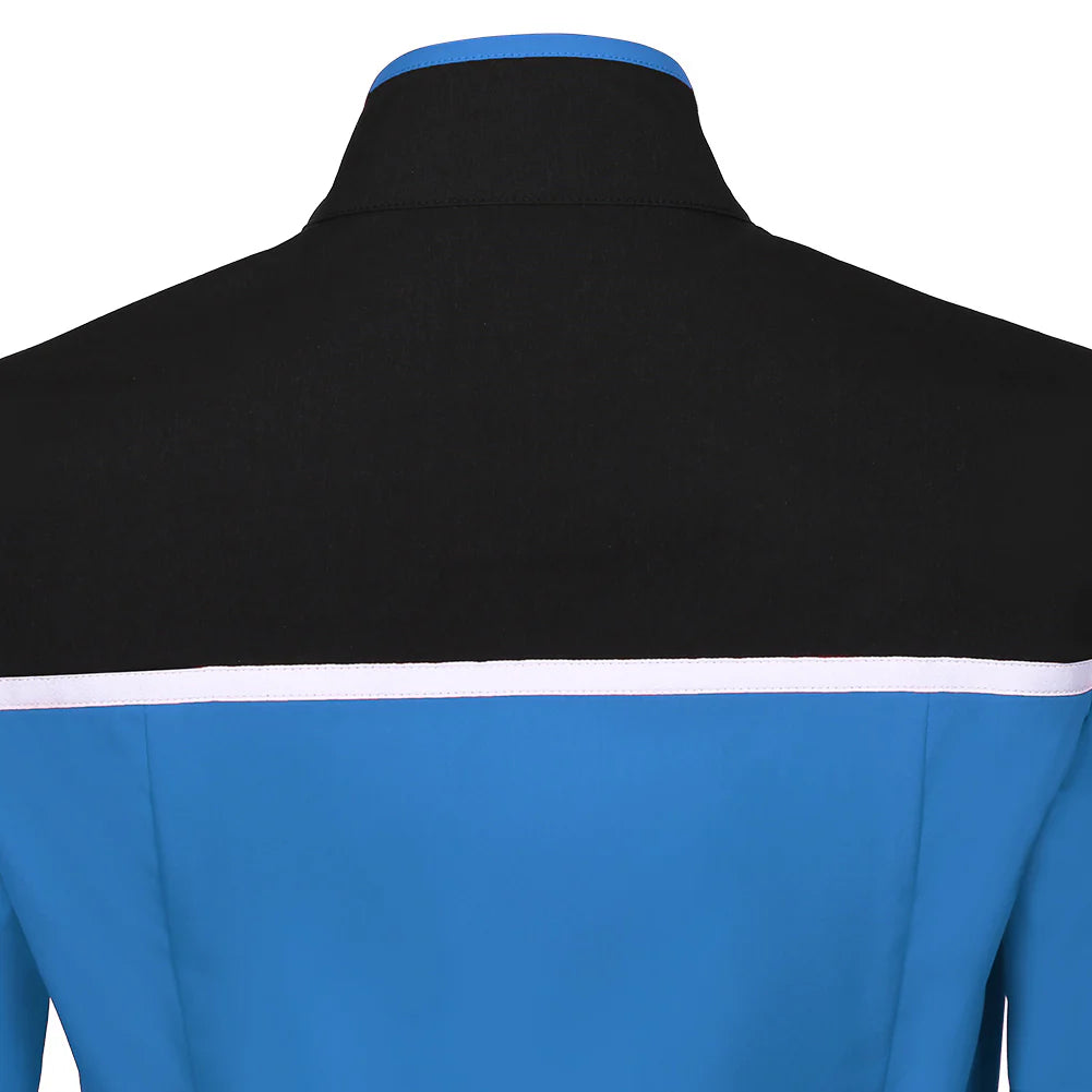 Star Trek Lower Decks Blue Uniform Shirt Cosplay Top