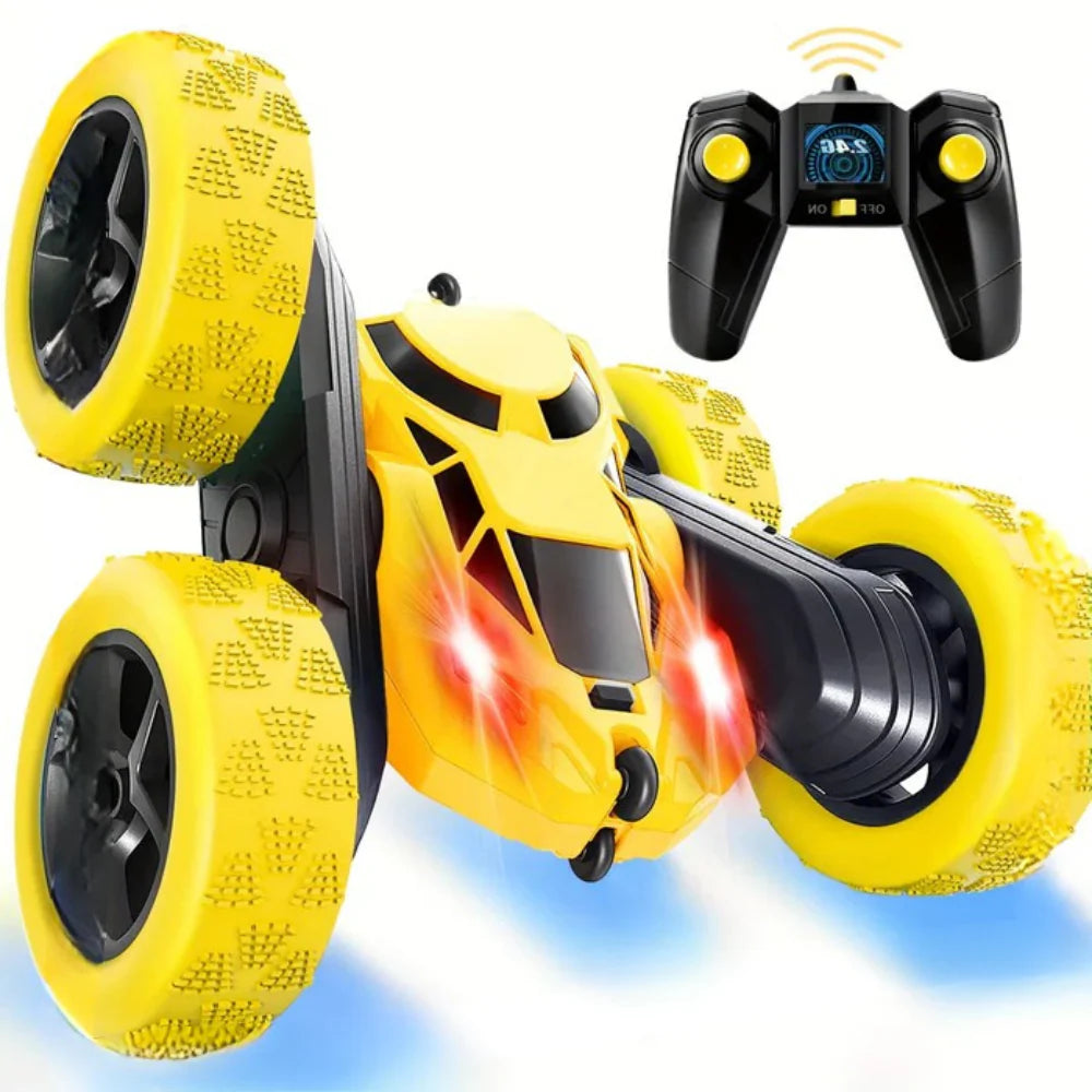 High-Speed Remote Control Stunt Car with Lights | 360° Flip RC Car