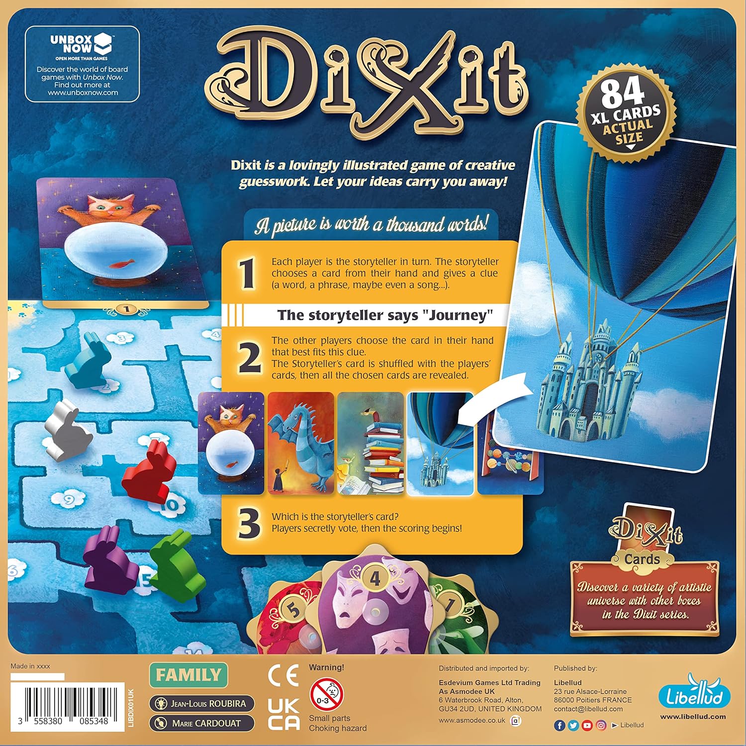DIXIT Board Storytelling Game Play with Family or Friends