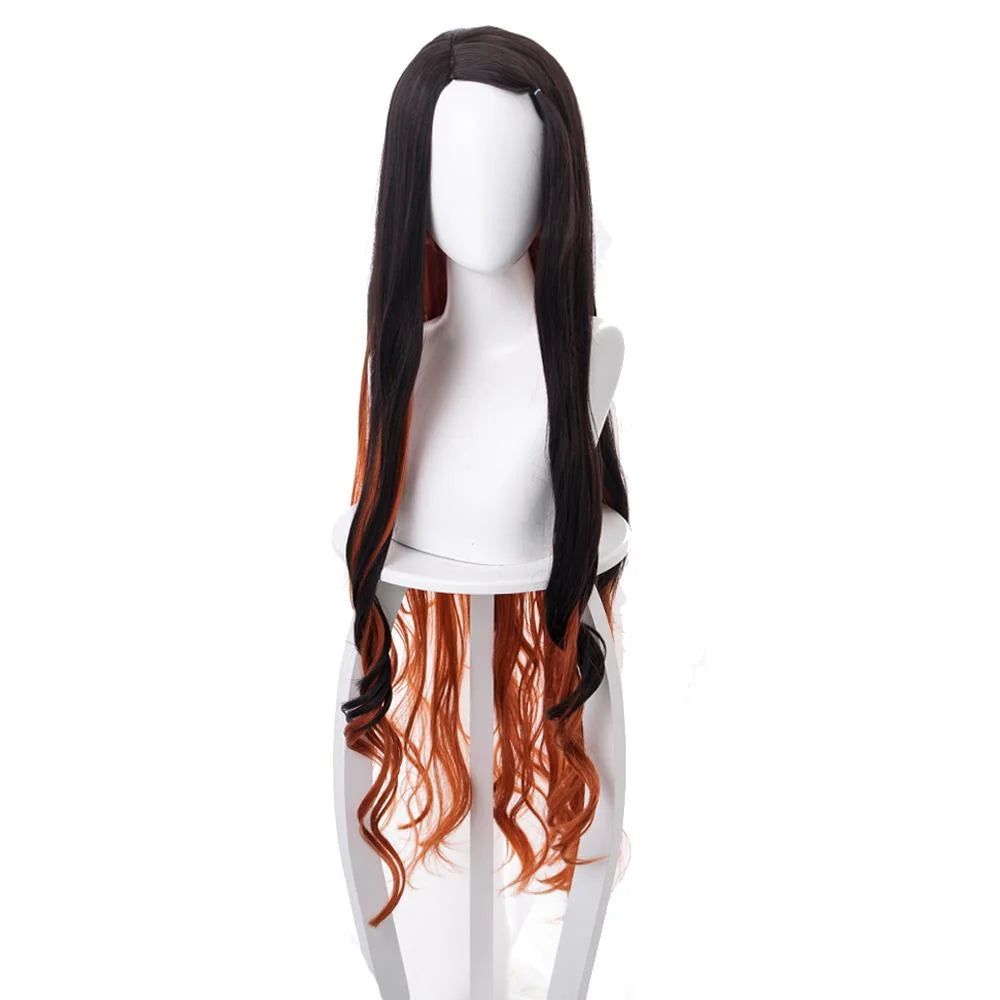 Nezuko Kamado Demon Slayer Cosplay Wig 95cm