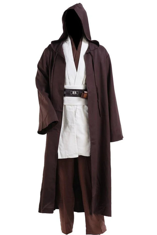 Kenobi Jedi Tunic Cosplay Costume Set – Custom-Made Halloween Outfit